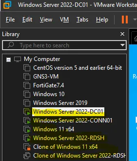 DC01 Domain Controller